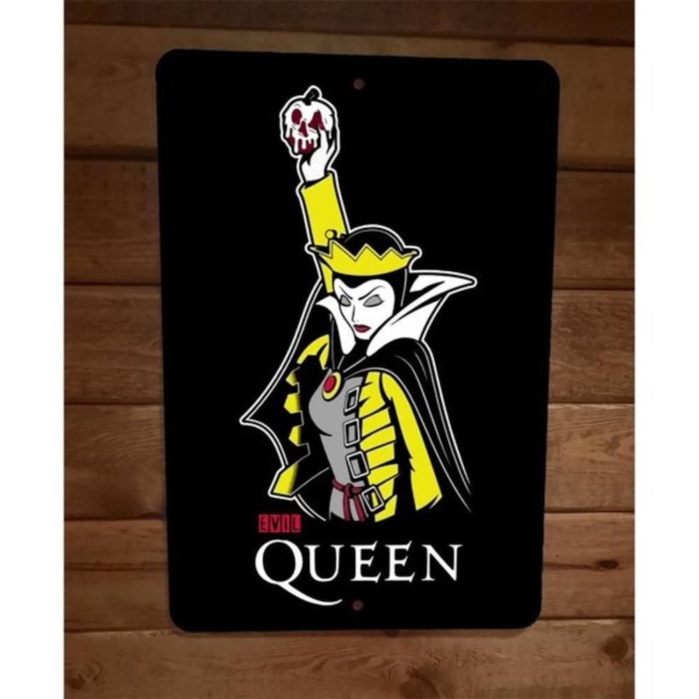Evil Queen Grimhilde Snow White Disney 8x12 Metal‎ Wall Sign
